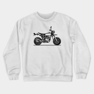 Ape 50 Motorcycle Sketch Art Crewneck Sweatshirt